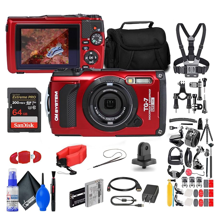OM SYSTEM TG-7 ・レッド OM SYSTEM [新品]OM オーエムシステム Tough TG-7 レッド